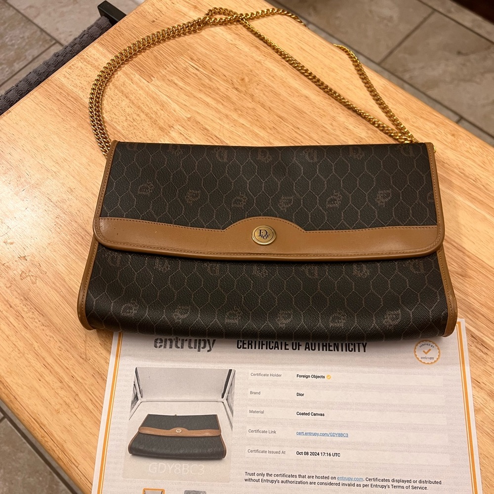 Pre-loved Authentic Christian Dior Shoulder Bag